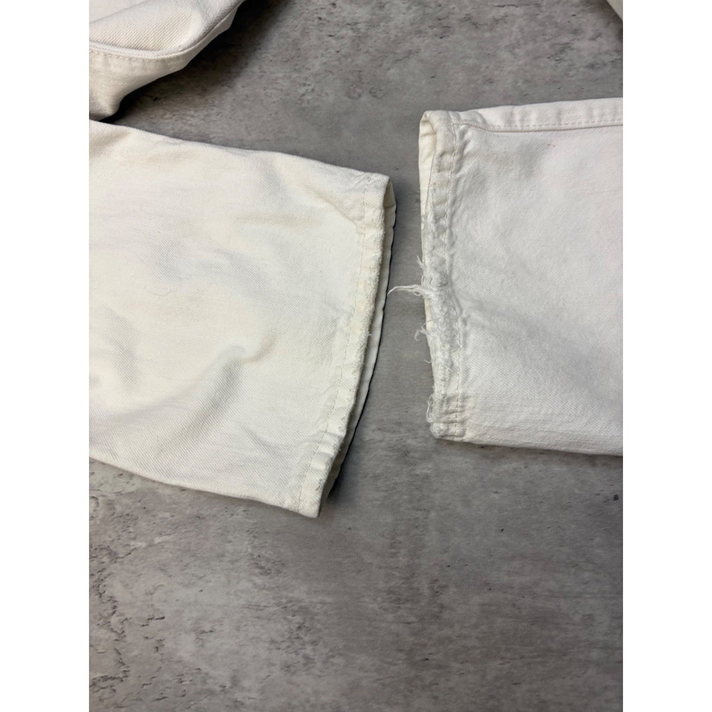 Vintage Polo Ralph Lauren White Denim Pants Size 38