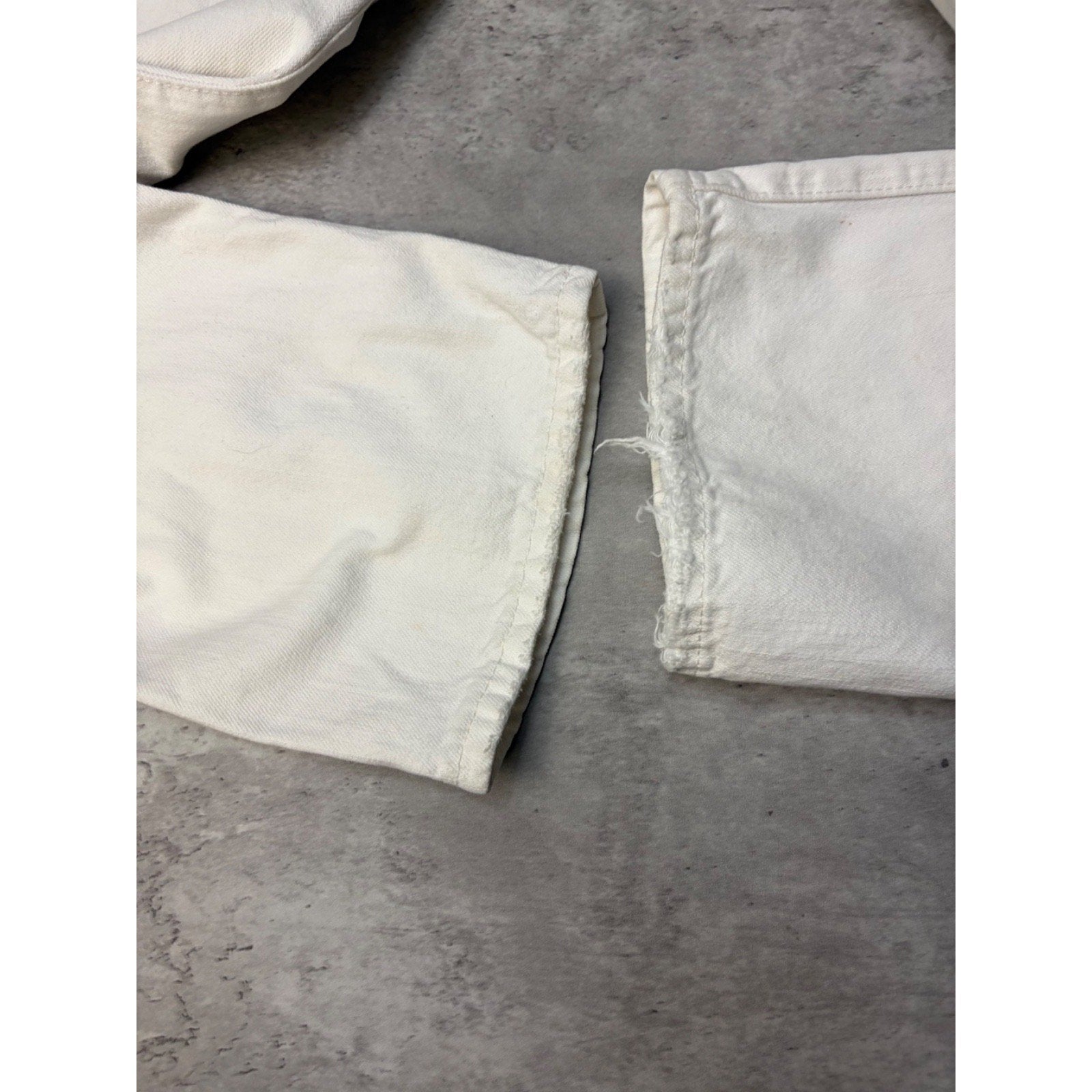 Vintage Polo Ralph Lauren White Denim Pants Size 38