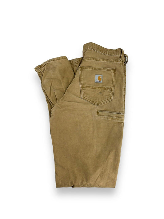 Vintage Carhartt Relaxed Fit Workwear Five Pocket Pants Size 30 Beige