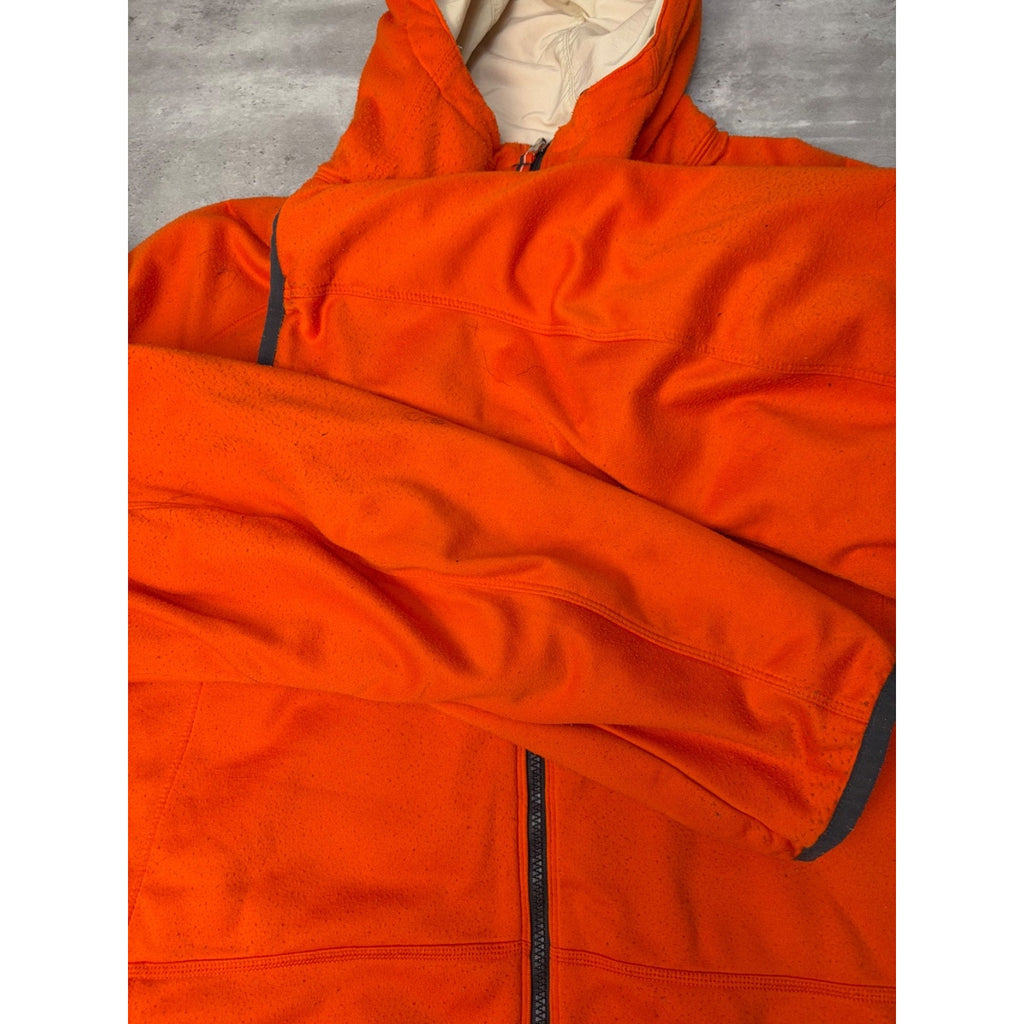Vintage 2000s Nike Embroidered Swoosh Hooded Reversible Jacket Size 2XL