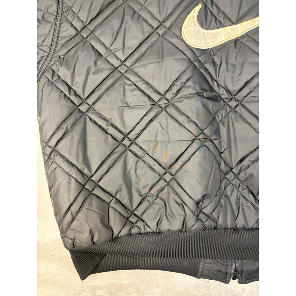 Vintage Nike Embroidered Swoosh Insulated Reversible Bomber Jacket Size 2XL