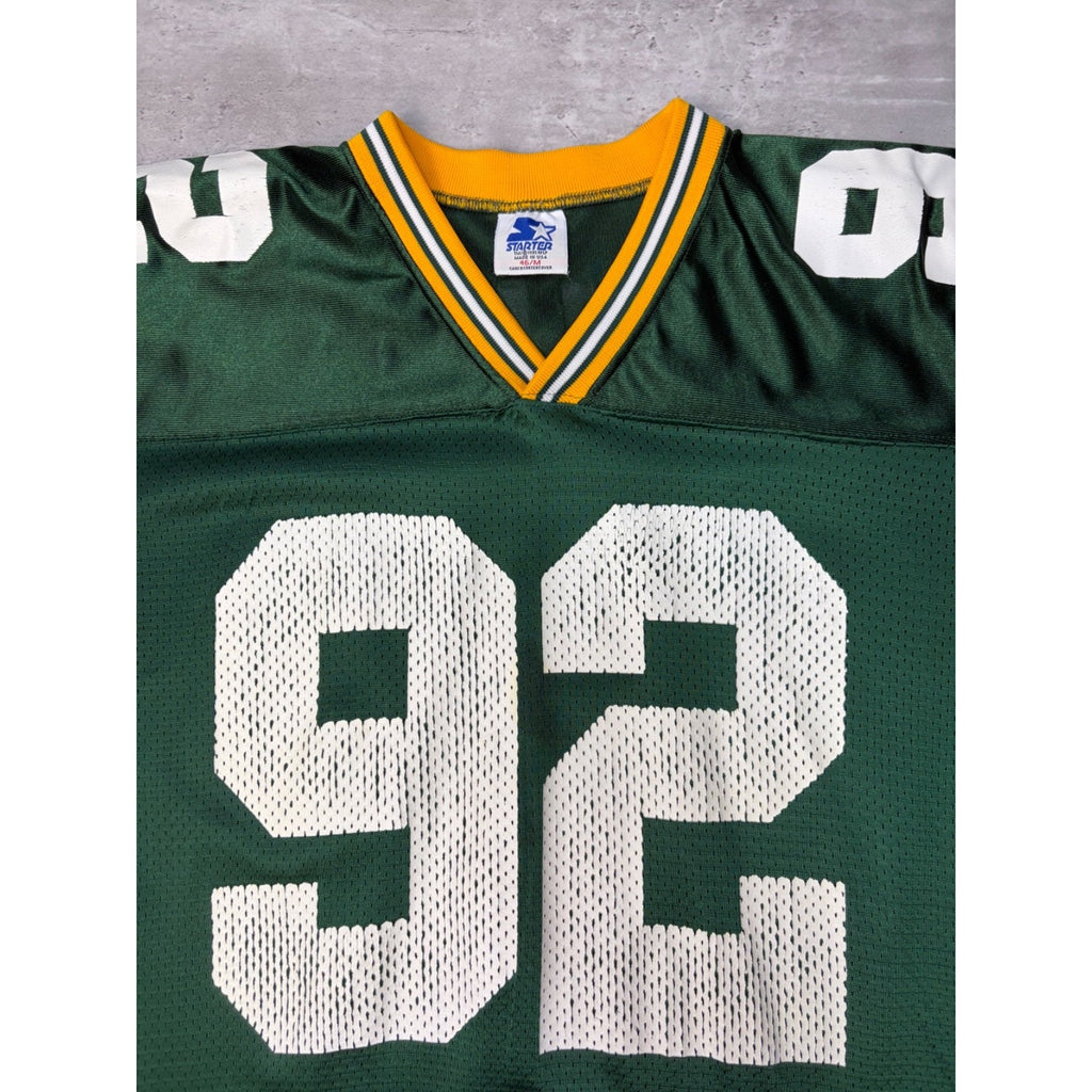 Vintage 1995 Reggie White #92 Green Bay Packers NFL Football Jersey Size Medium