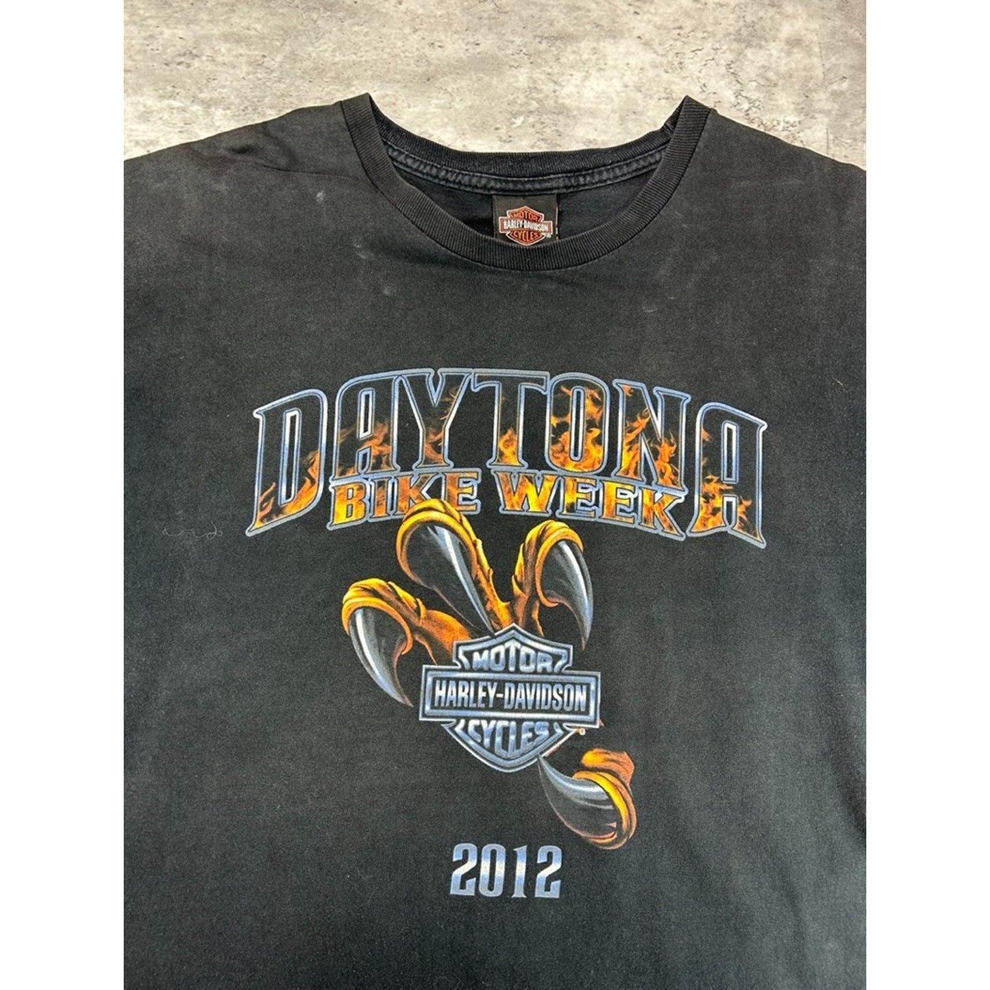 Harley Davidson Daytona Bike Week Eagle Talon Graphic T-shirt Size XL Black