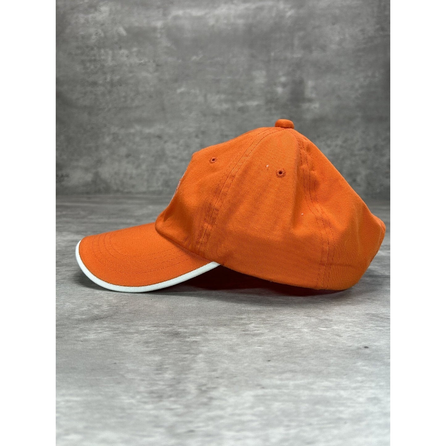 Vintage Clemson Tigers NCAA Embroidered Logo Strapback Hat OSFA Orange