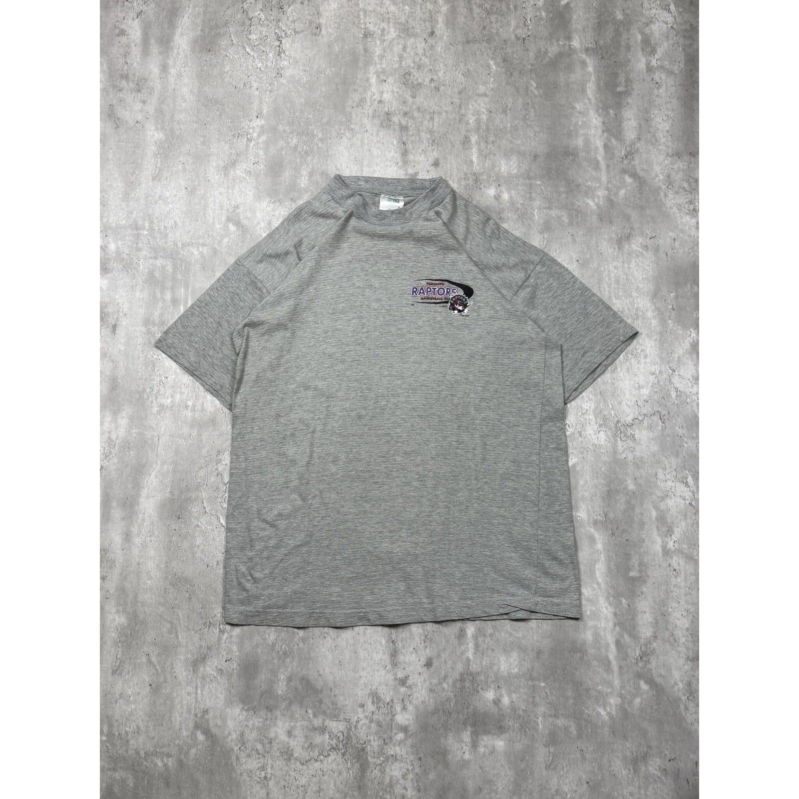 1994 Toronto Raptor NBA Basketball Club Spellout Graphic T-Shirt Size Large