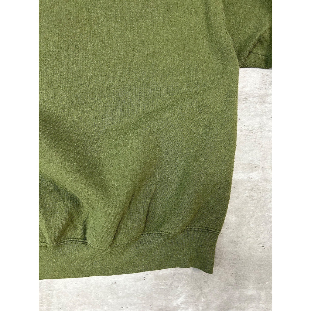 Vintage US Military USMC Graphic Crest Spellout Crewneck Sweatshirt Size Medium