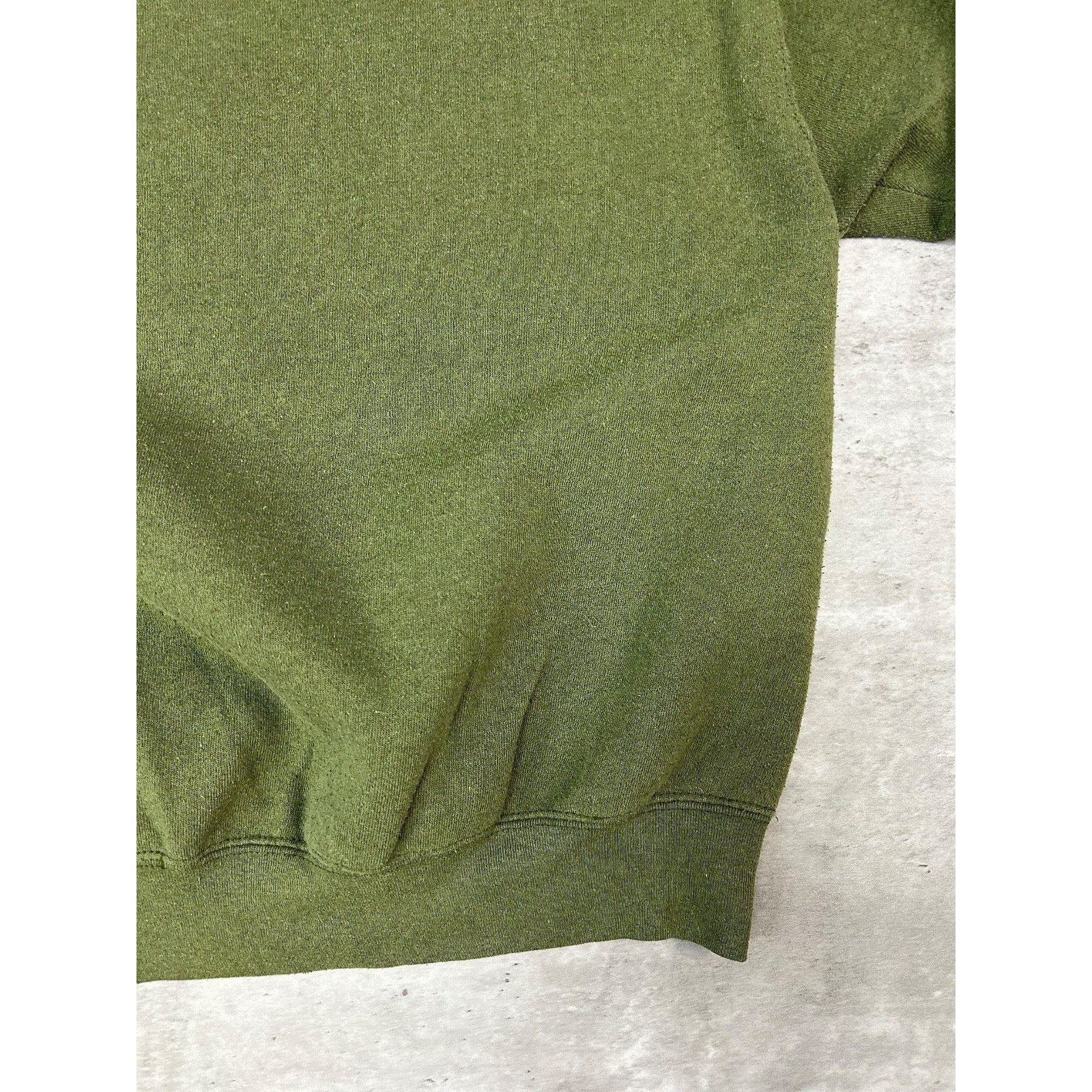 Vintage US Military USMC Graphic Crest Spellout Crewneck Sweatshirt Size Medium