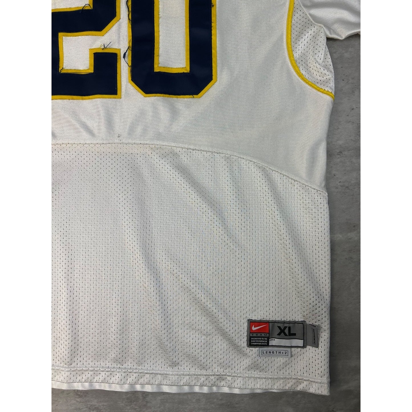 Vintage Michigan Wolverines #20 NCAA Nike Football Jersey Size XL