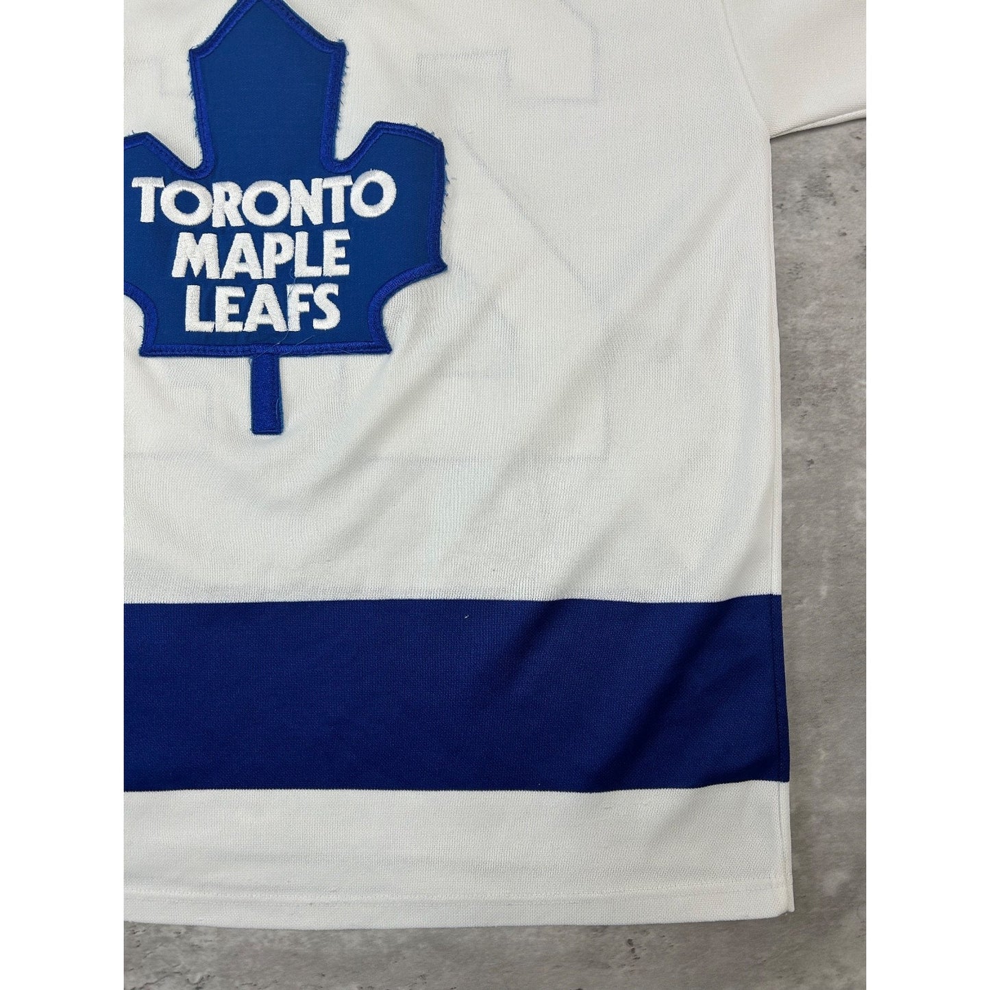 Vintage 90s Darryl Sittler #27 Toronto Maple Leafs NFL Stitched Jersey Sz Medium