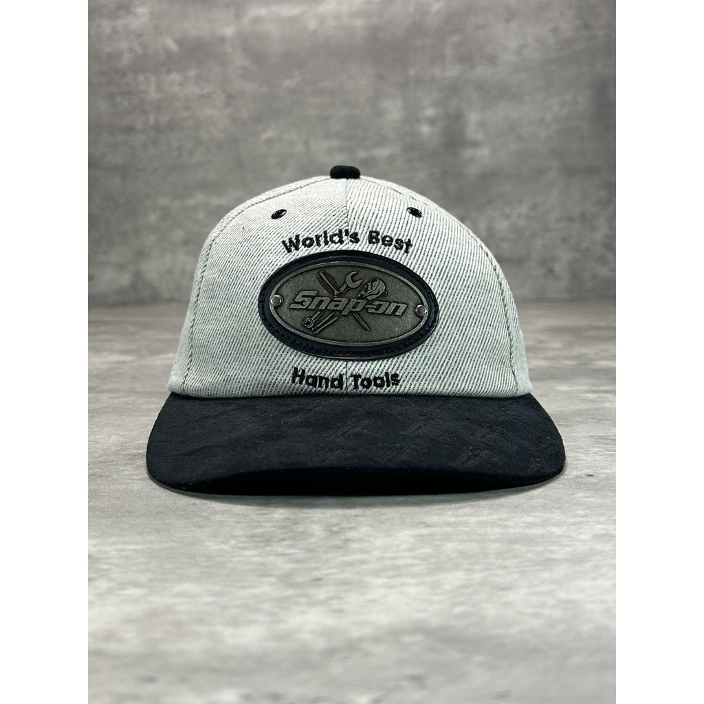 Vintage 90s Snap On Worlds Best Hand Tools Spellout Snapback Hat OSFA