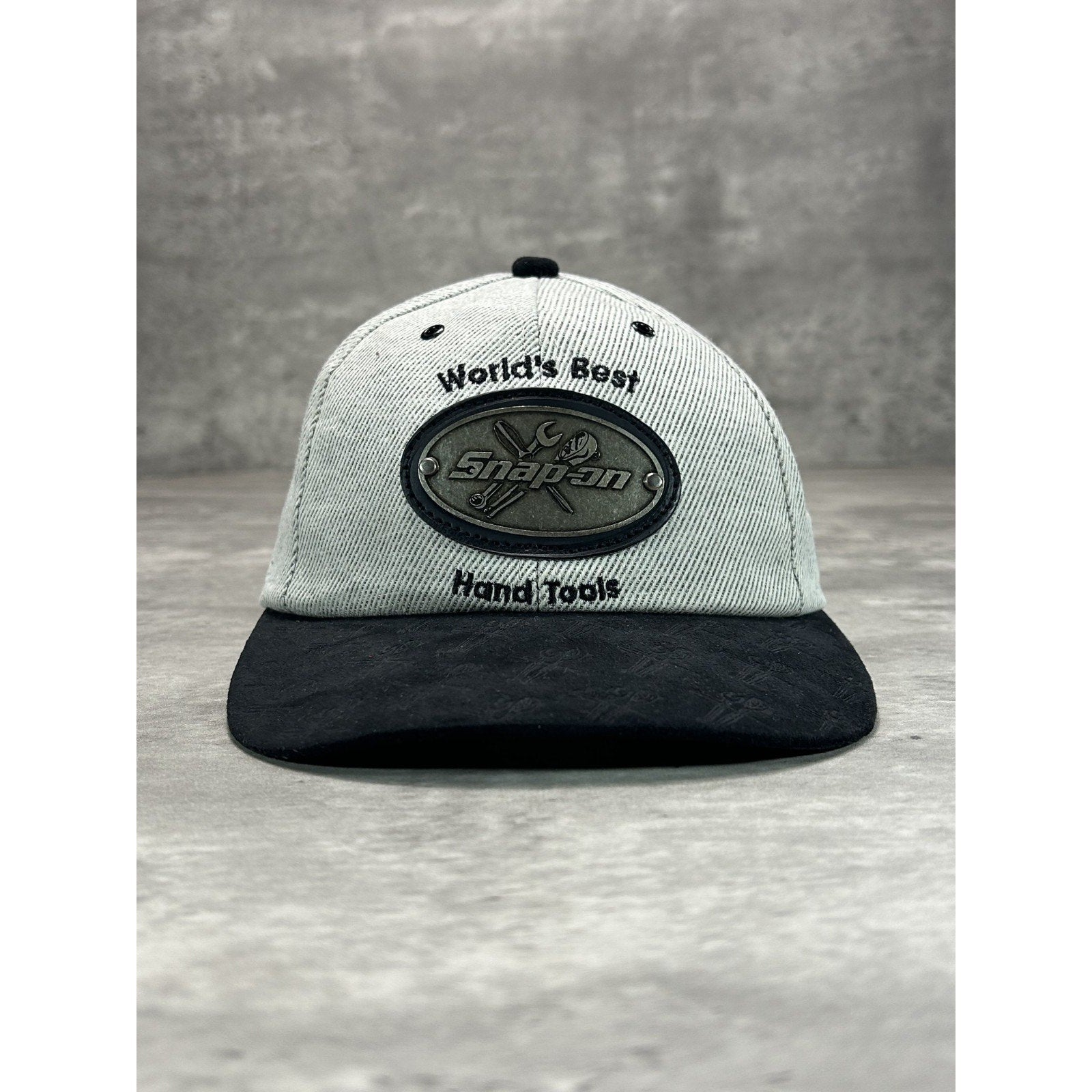 Vintage 90s Snap On Worlds Best Hand Tools Spellout Snapback Hat OSFA