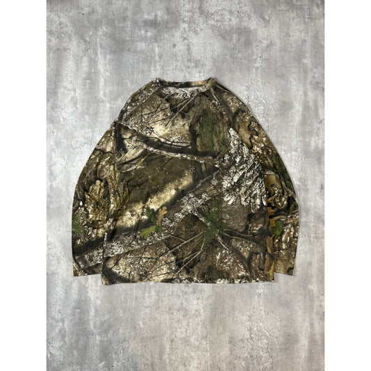 Real Tree APX Tree Camo Long Sleeve Hunting T-Shirt Size XL