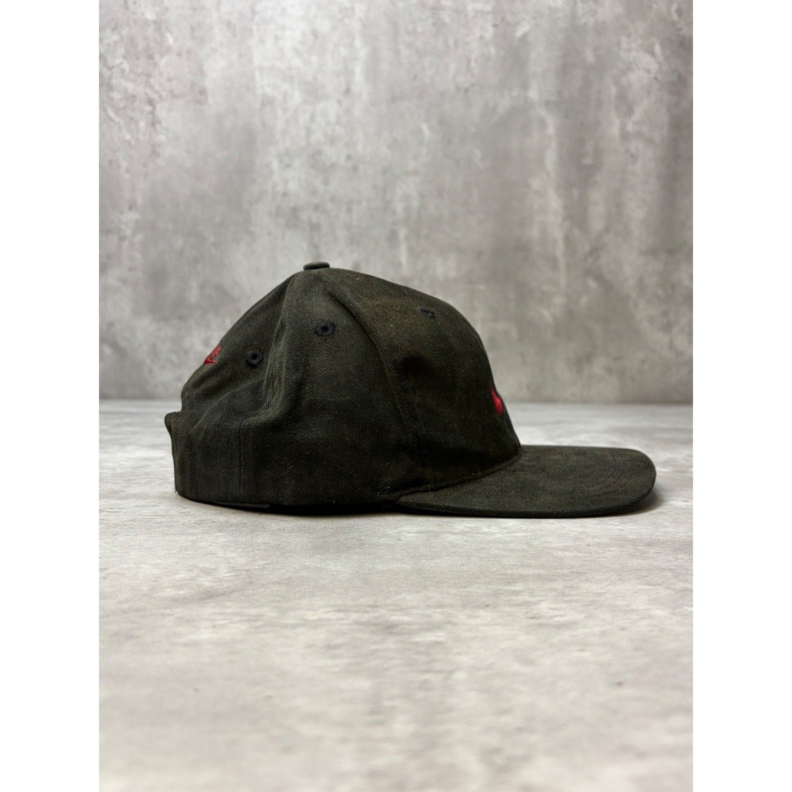 Vintage 90s Nike Embroidered Swoosh Two Tone Snapback Hat OSFA