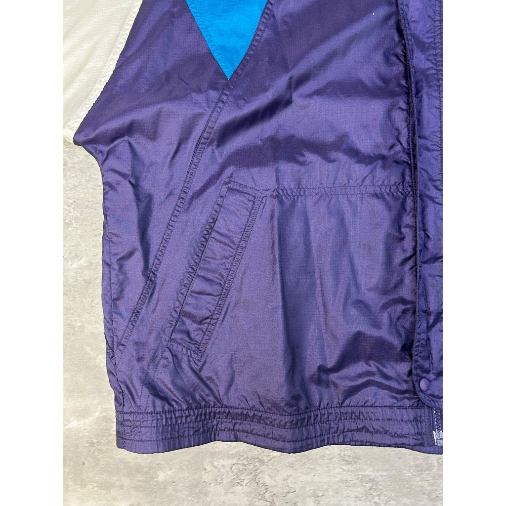 Vintage 90s Nike Embroidered Logo Swoosh Nylon Windbreaker Jacket Size XL