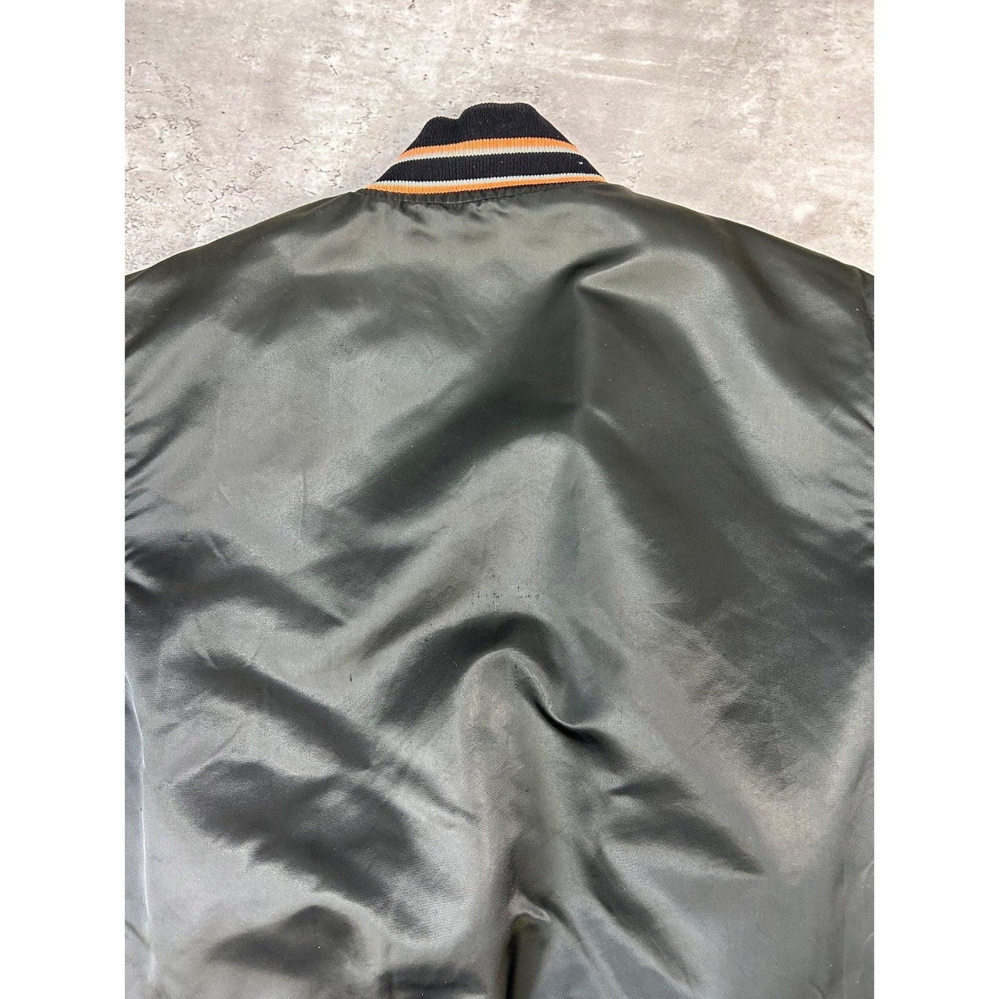 Vintage 80s/90s San Francisco Giants MLB Embroidered Satin Bomber Jacket Medium