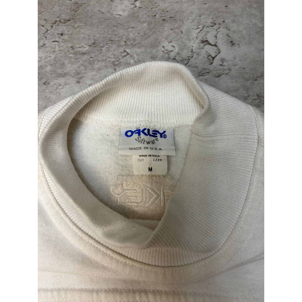 Vintage 80s/90s Oakley Thermonuclear Dynamics Tonal Sweatshirt Size Medium