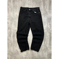 Vintage 90s Levis 553 White Tab Black Denim Pants Size 35
