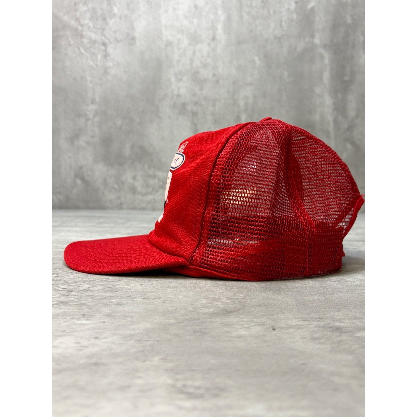 Vintage 80s/90s Nu-Gunk Power Engine Treatment Trucker Snapback Hat OSFA