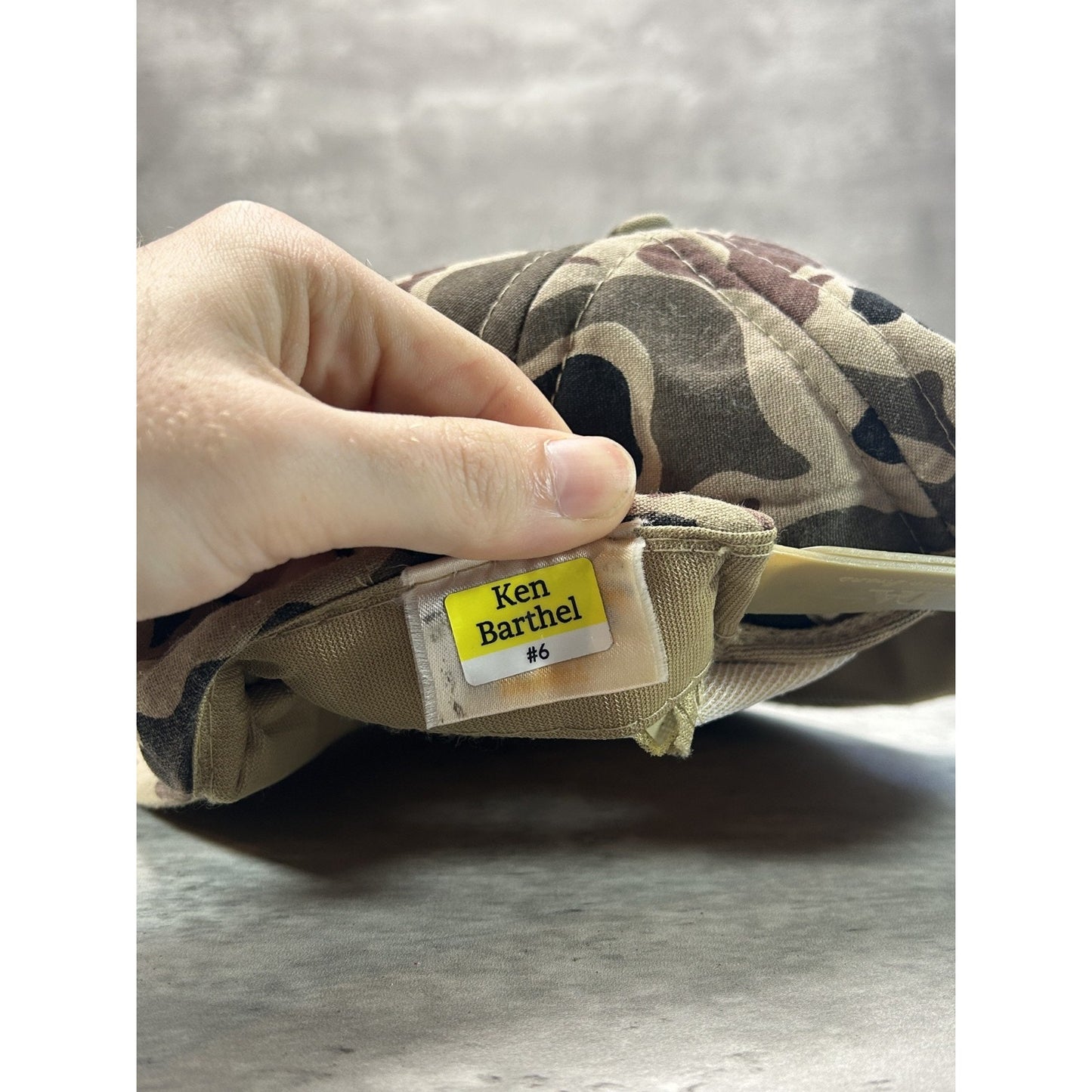 Vintage 80s Elk River Ford Mercury Tree Camo Hunting Trucker Snapback Hat OSFA
