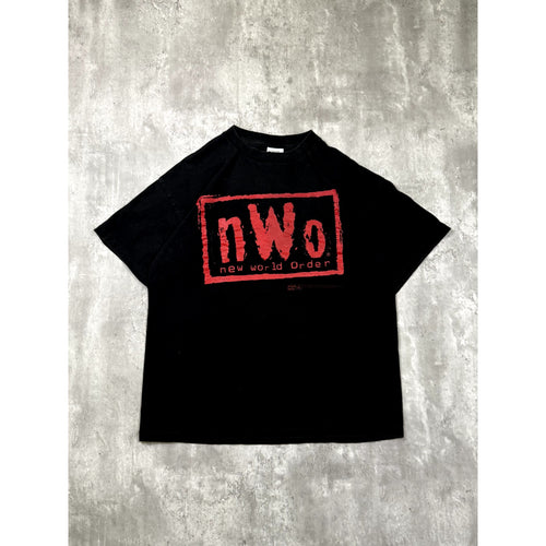 Vintage 1998 New World Order WCW Big Logo Wrestling T-Shirt Size XL