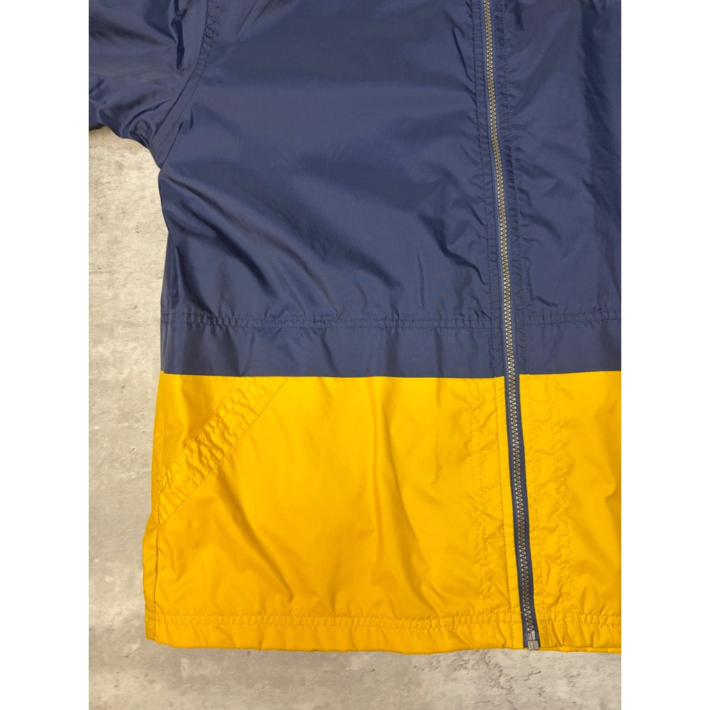 Vintage Adidas Embroidered Logo Two Tone Windbreaker Jacket Size XL