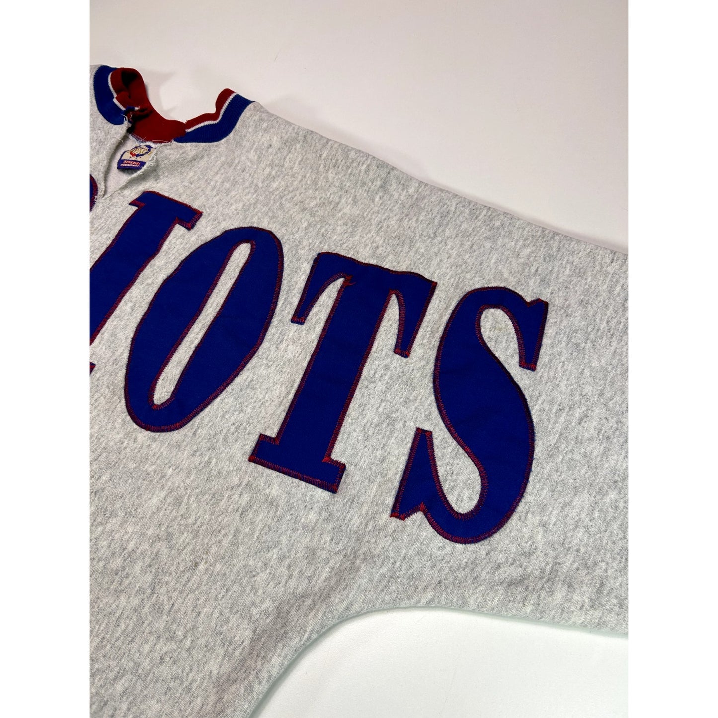 Vintage 90s New England Patriots NFL Big Spell Out Sweatshirt Size XL