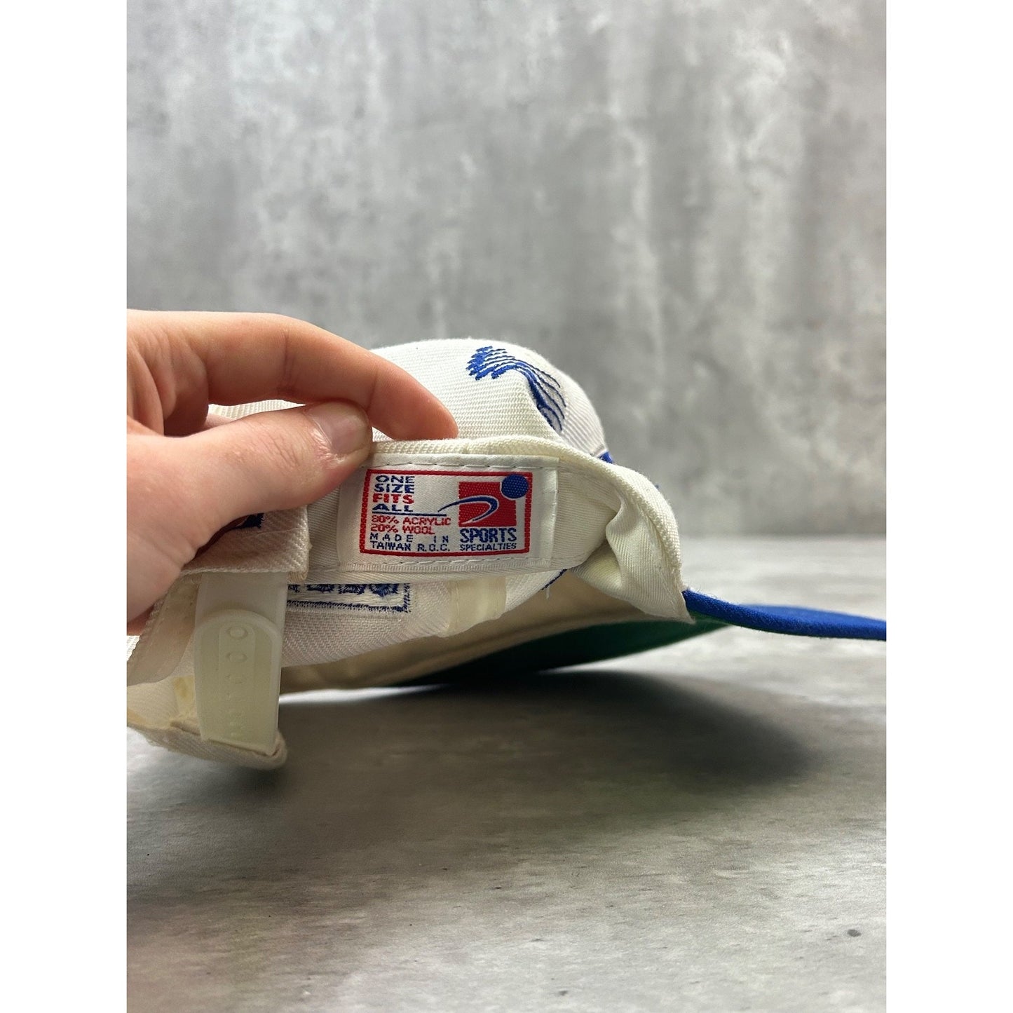 Vintage 90s Indianapolis Colts NFL Sports Specialties Shadow Snapback Hat OSFA