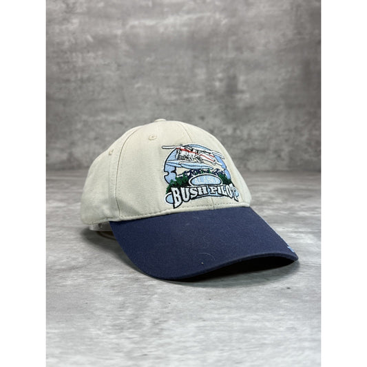Vintage Alaska Bush Pilot Embroidered Spellout Destination Strapback Hat OSFA