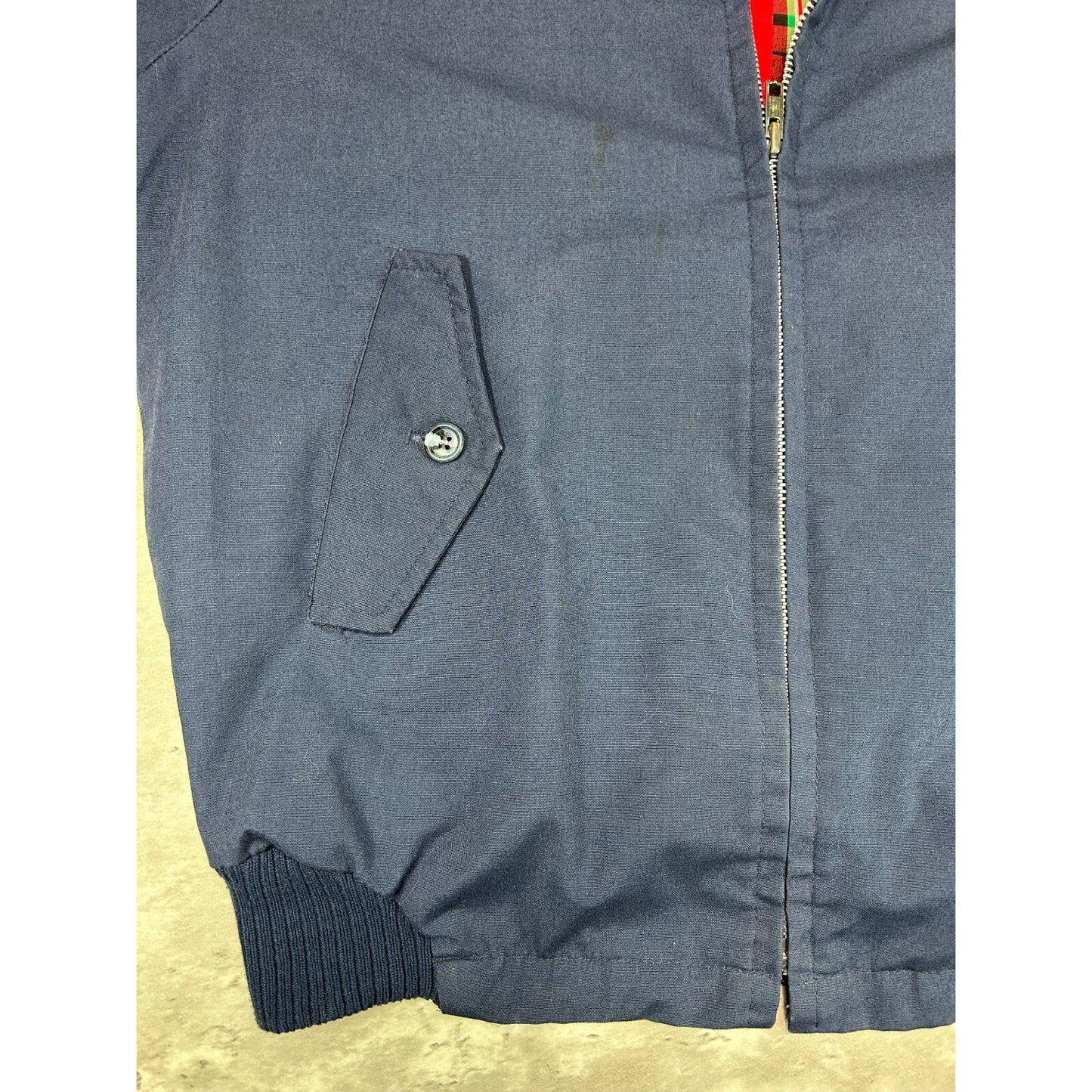 Vintage 1970s/80s Sir Jack Cropped Ricky Jacket Size 36 Medium Blue