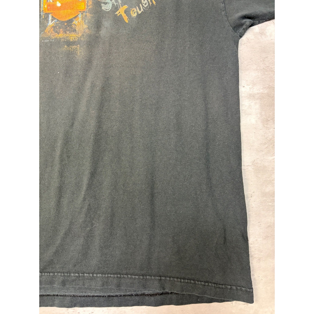 Vintage 2004 Harley Davidson We Are Street Tough Spellout Graphic T-Shirt Sz XL