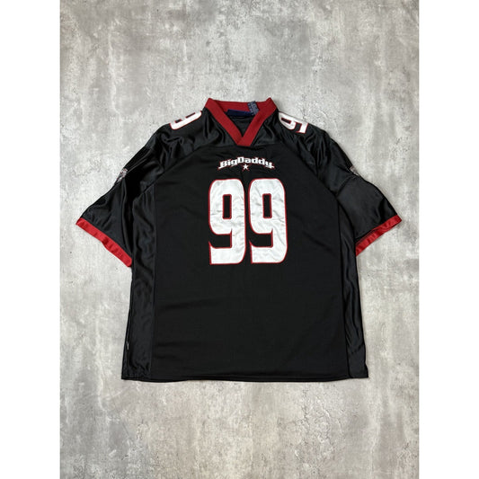 Vintage Y2K Big Daddy #99 Stitched Football Jersey Size XL Black
