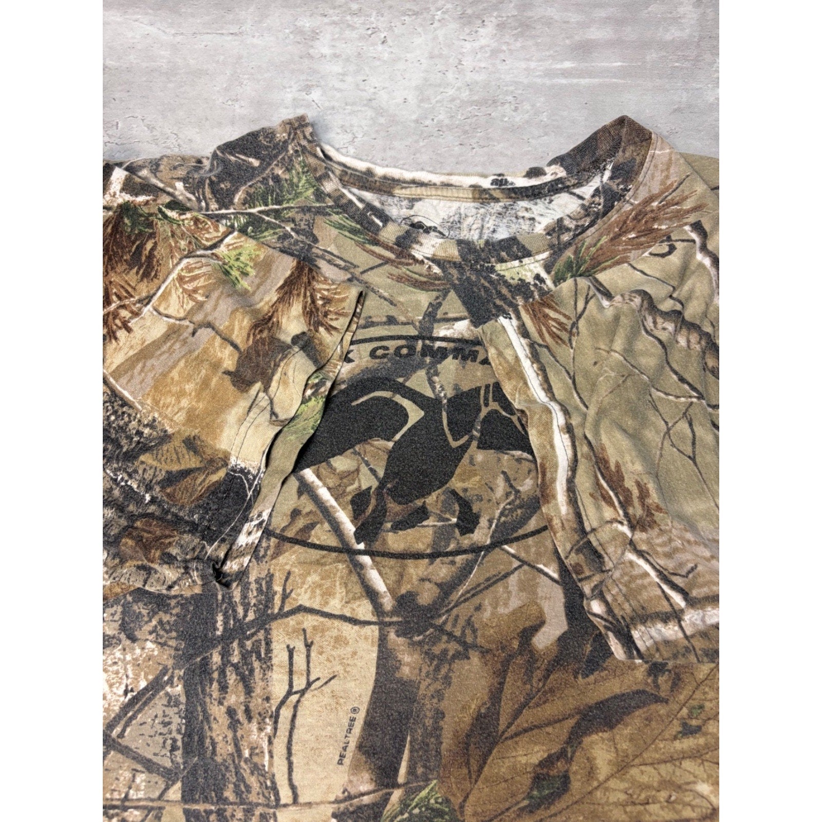 Duck Commander Realtree AP Tree Camo Hunting T-Shirt Size XL