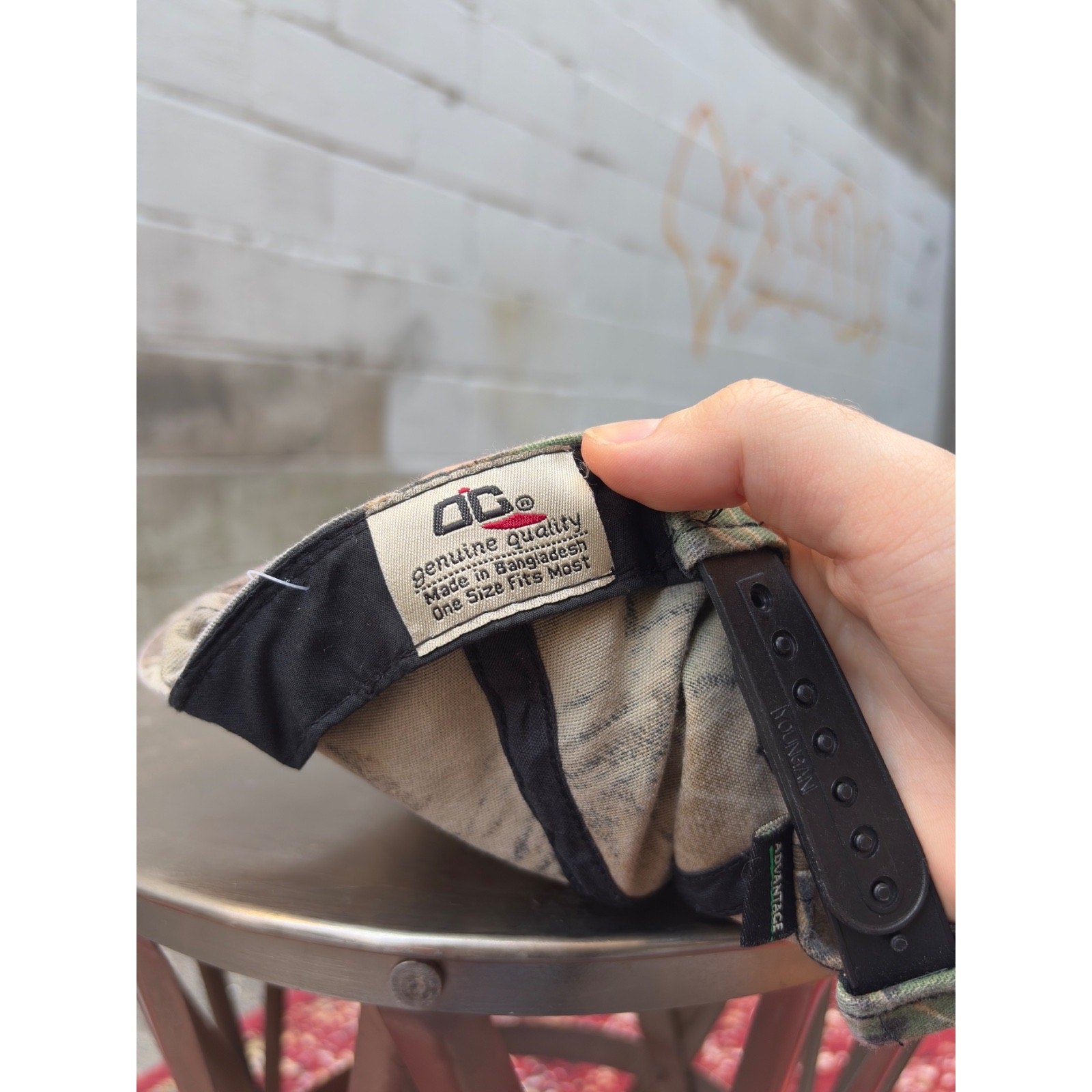 Vintage Carboline Advantage Timber Camo Embroidered Snapback Hat OSFA