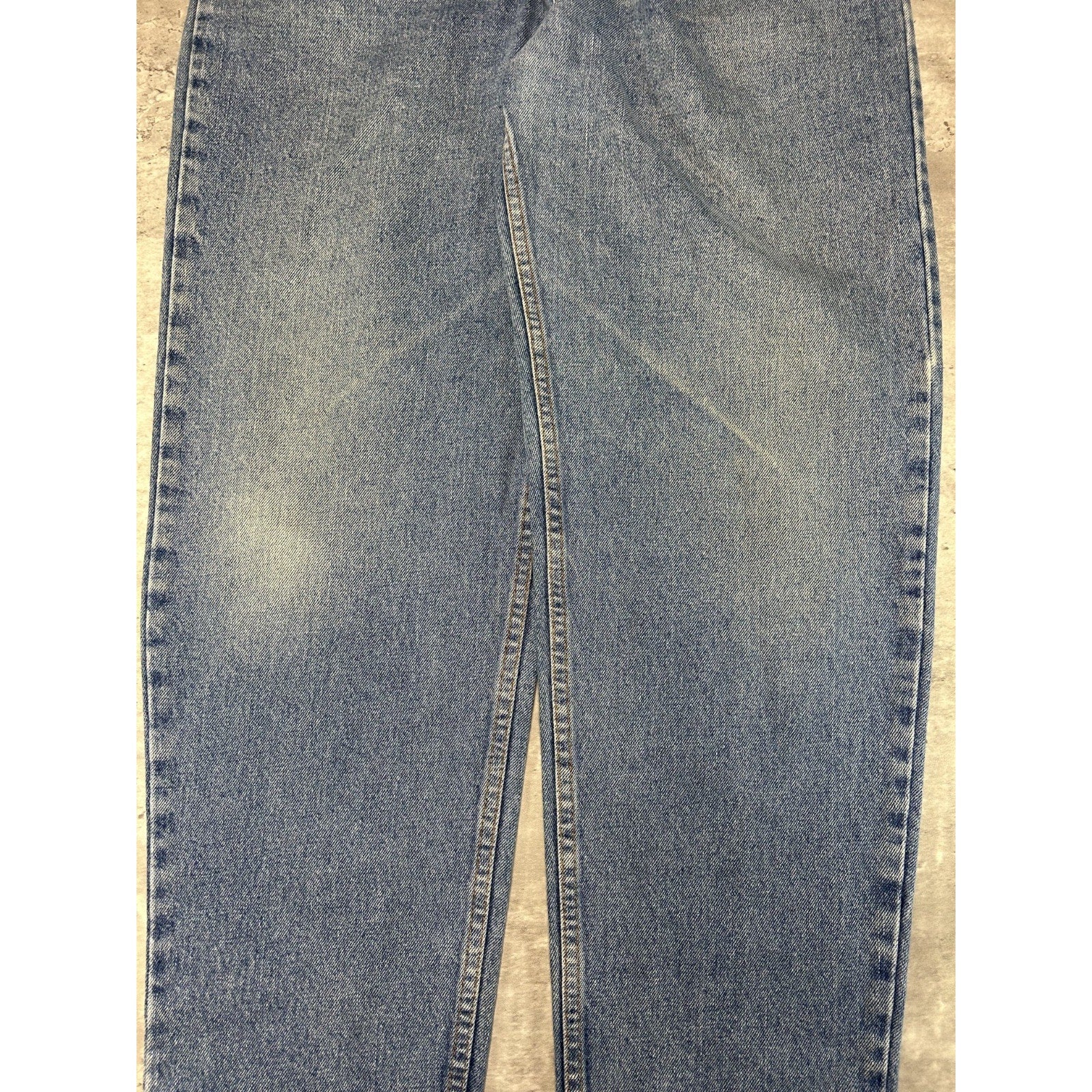 Vintage 90s Levis 550 Red Tab Light Wash Denim Pants Size 36 Blue