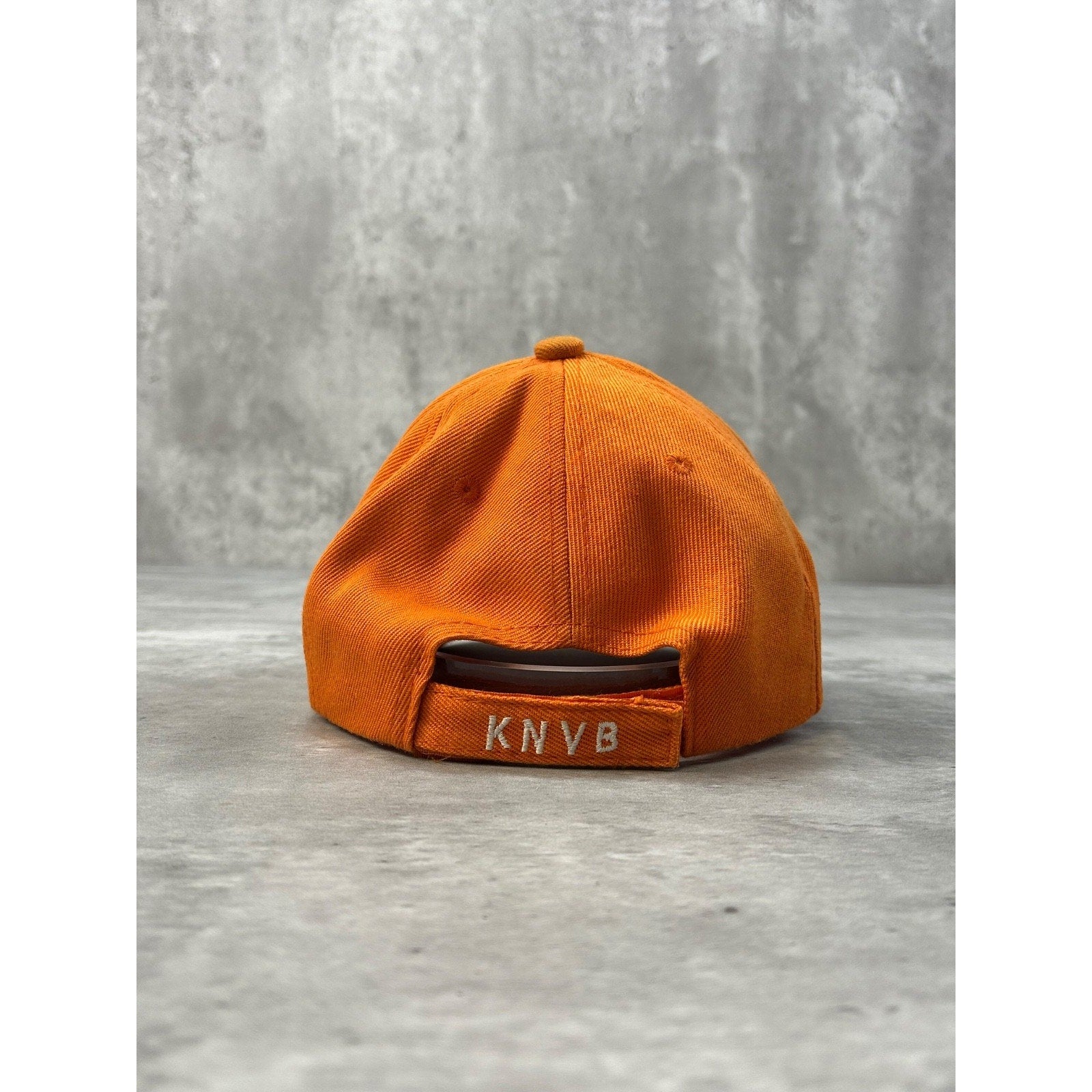 Vintage Netherlands KNVB Embroidered Crest Spellout Soccer Strapback Hat OSFA