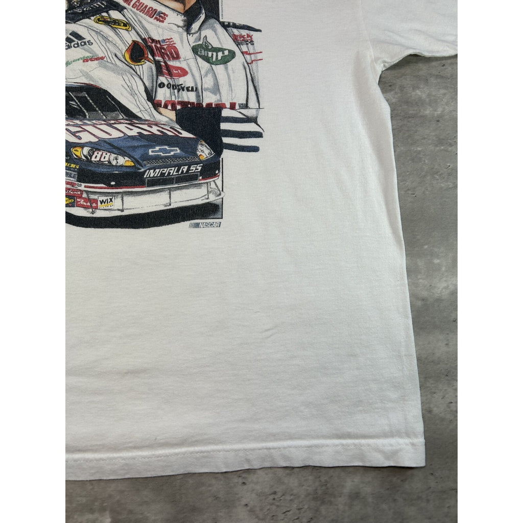 Dale Earnhardt Jr #88 Nascar Portrait Graphic Race T-Shirt Size XXL White