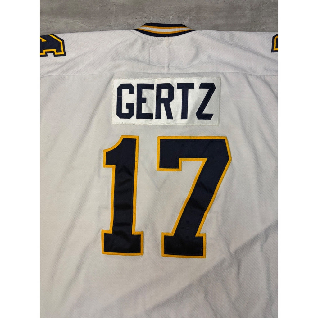 Vintage Michigan Wolverines #17 NCAA Stitched Hockey Jersey Size XL
