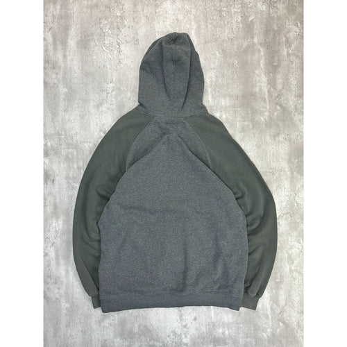 Vintage 2000s Nike Embroidered Swoosh Spellout Hooded Sweatshirt Size 2XL