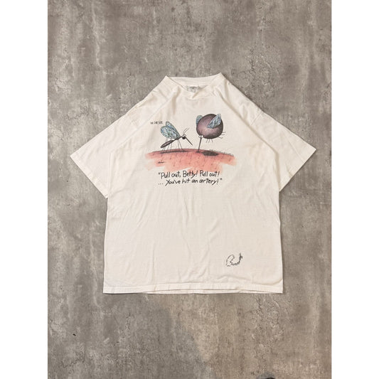 Vintage 90s Mosquitoes Pull Out Betty ! Cartoon Comedy Graphic T-Shirt Size XL