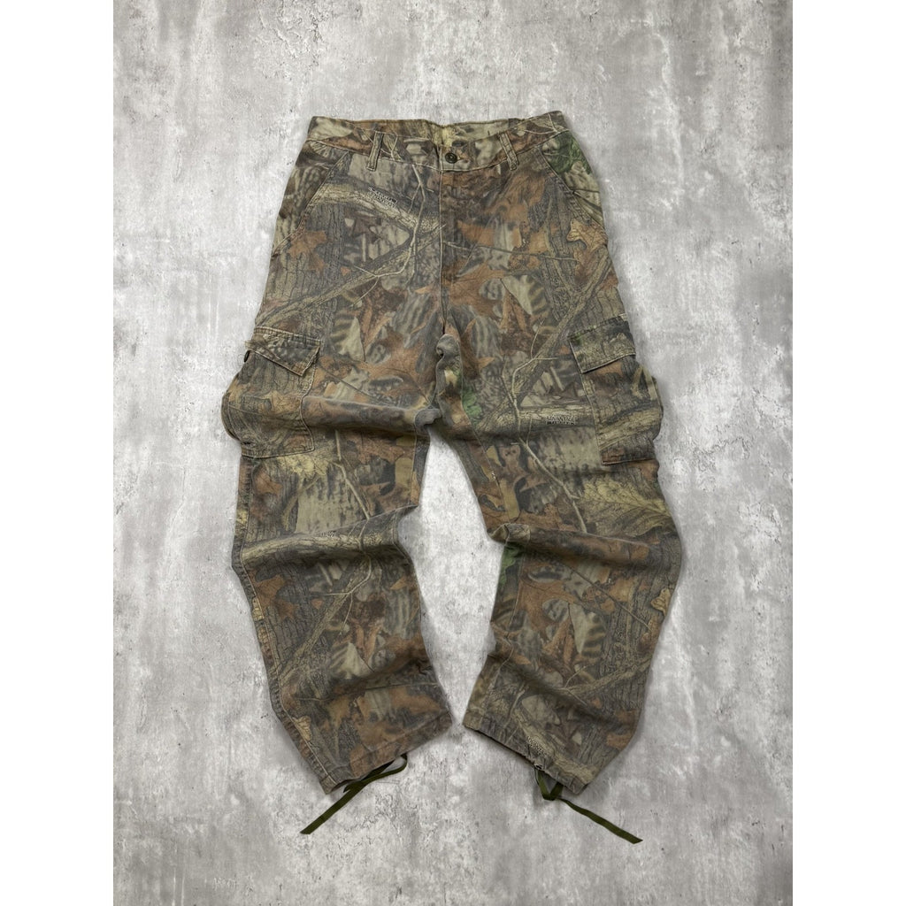 Vintage Spartan Advantage Timber Tree Camo Hunting Cargo Pants Size 33