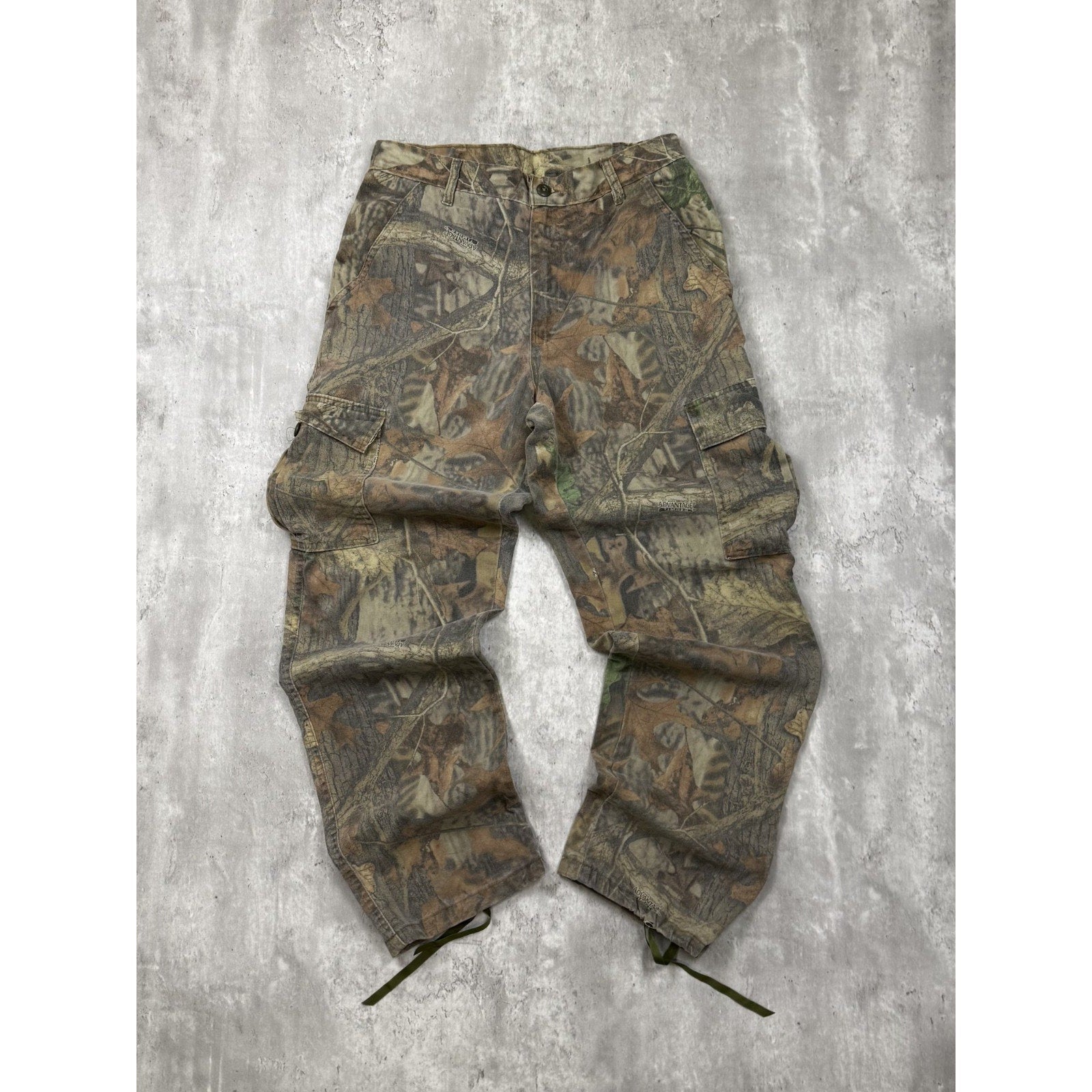 Vintage Spartan Advantage Timber Tree Camo Hunting Cargo Pants Size 33