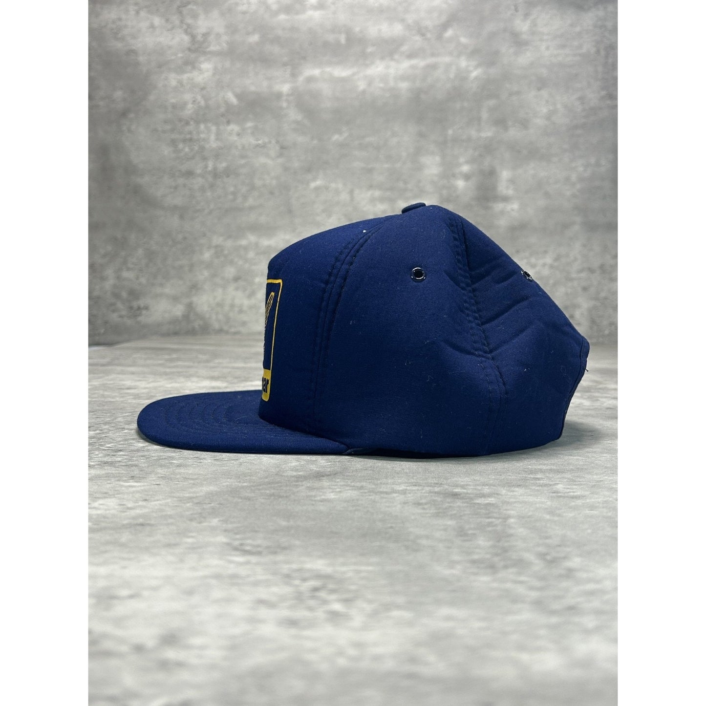 Vintage 80s/90s Ultramar Graphic Spellout Logo Foam Snapback Hat OSFA