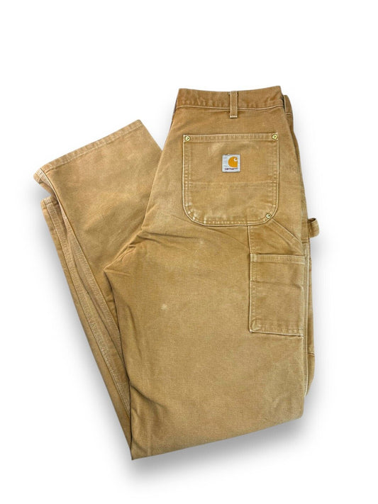 Vintage Carhartt Canvas Workwear Double Knee Pants Size 32W