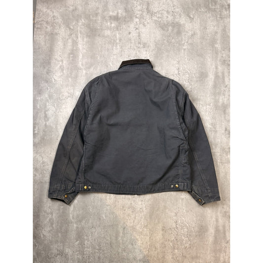 Vintage Carhartt Aztec Blanket Lined Canvas Workwear Detroit Jacket Size XL