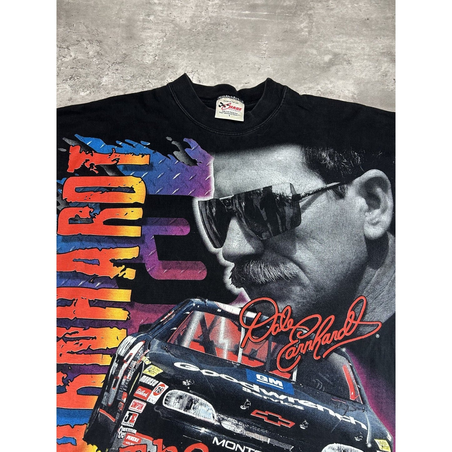 Vintage 1997 Dale Earnhardt #3 The Man Nascar Racing AOP T-Shirt Size Large