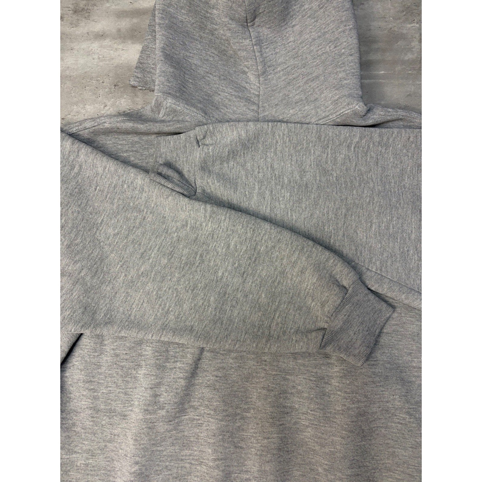 Vintage Russell Athletic Blank Pullover Hooded Sweatshirt Size Large