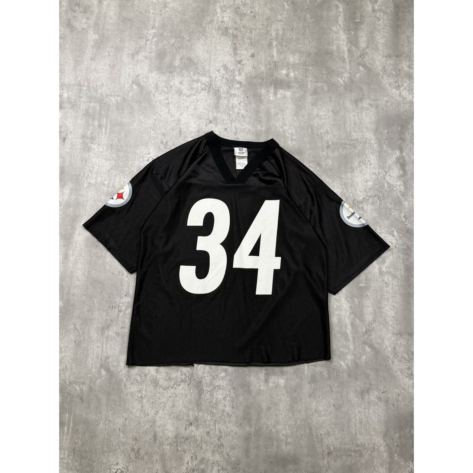 Rashard Mendenhall #34 Pittsburgh Steelers NFL Cropped Football Jersey Sz Medium