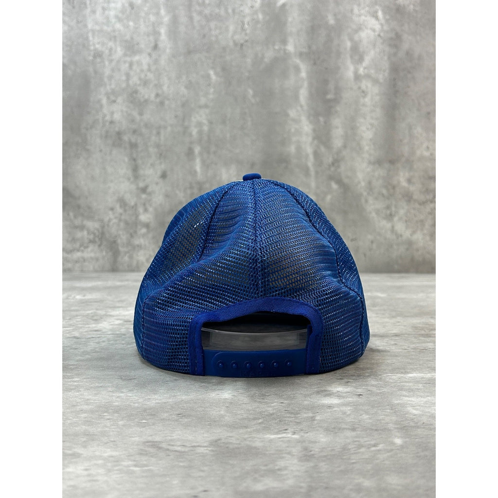 Vintage 90s Clean Sweep Chimney Cleaning Graphic Trucker Snapback Hat OSFA