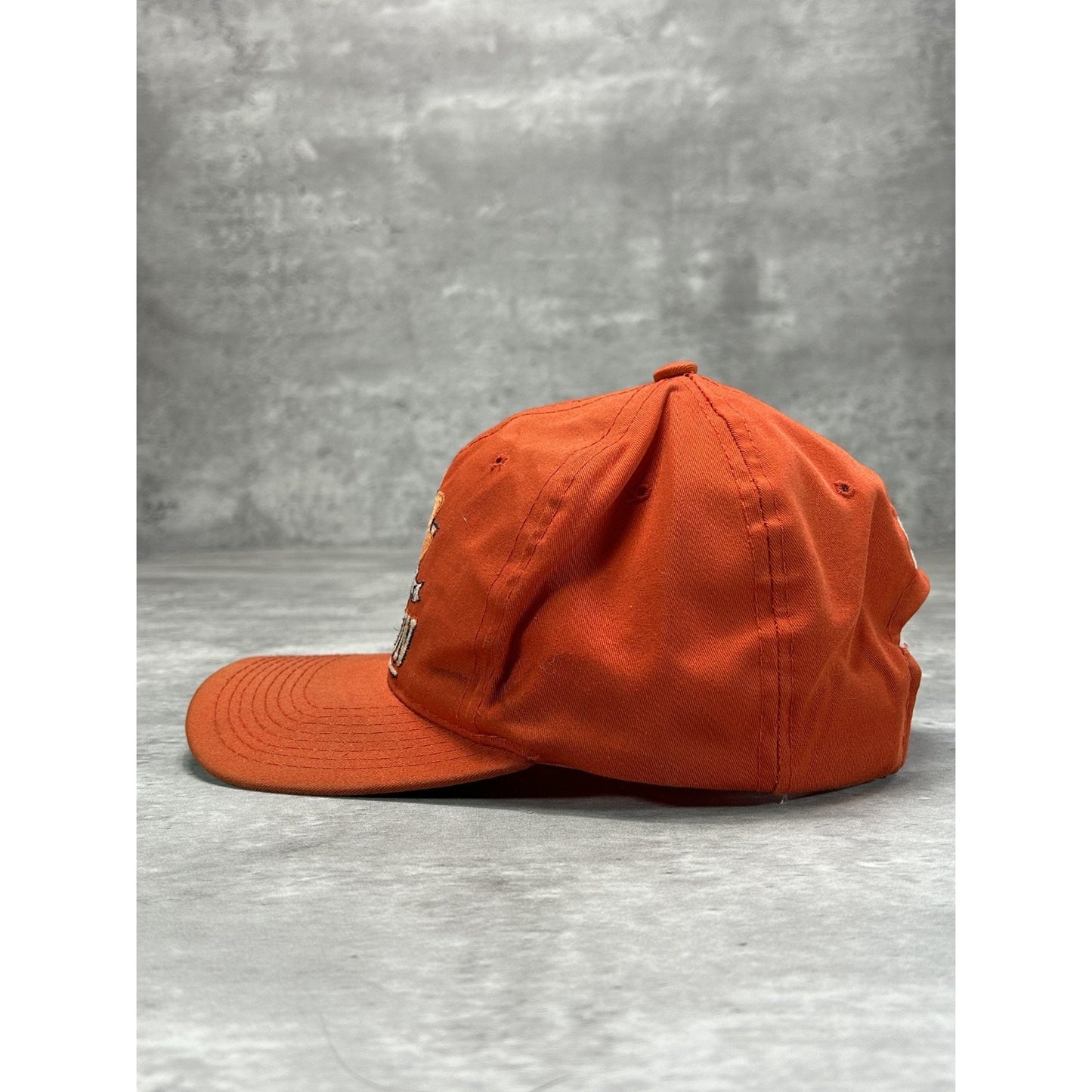 Vintage 90s Clemson Tigers NCAA Embroidered Logo Starter Snapback Hat OSFA
