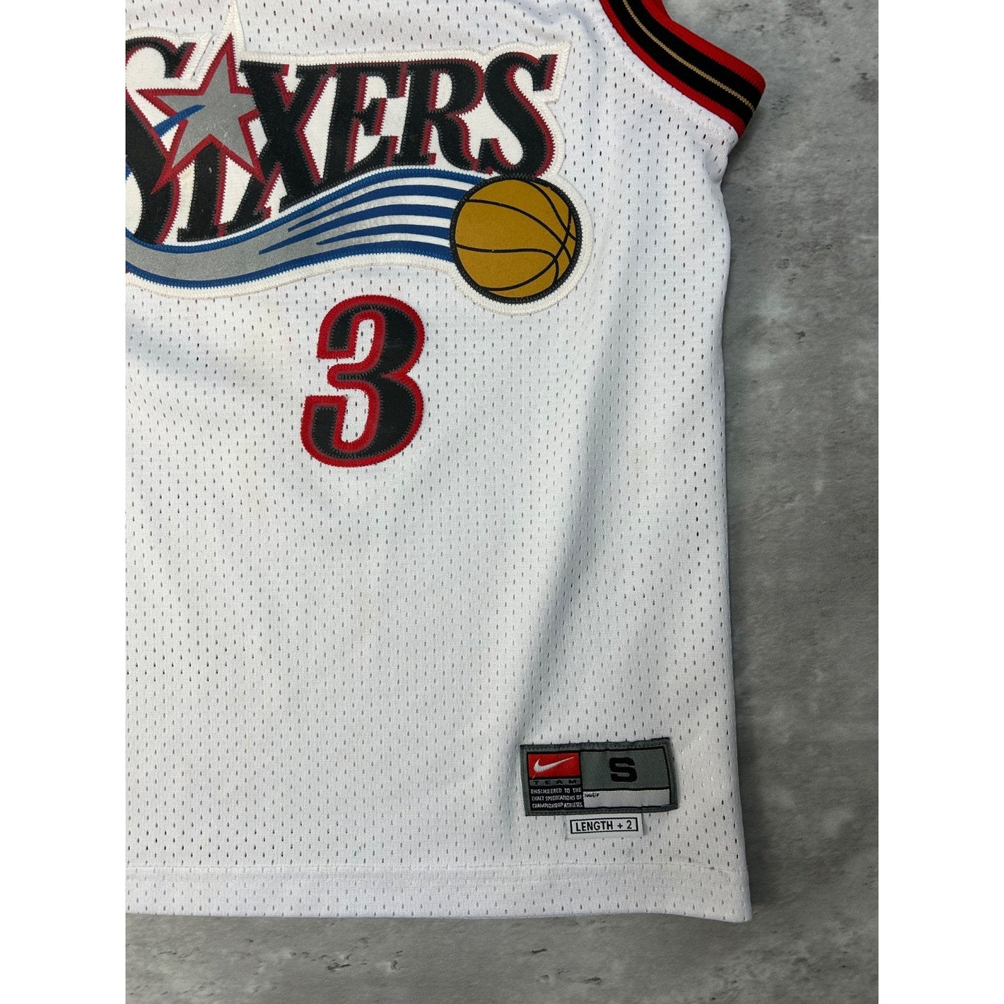 Vintage Allen Iverson #3 Philadelphia 76ers NBA Nike Basketball Jersey YOUTH S